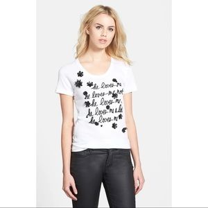 Sam Edelman he loves me shirt